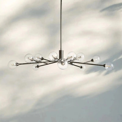 Apollo Round Chandelier 36" 47" 59" - cyranlamps