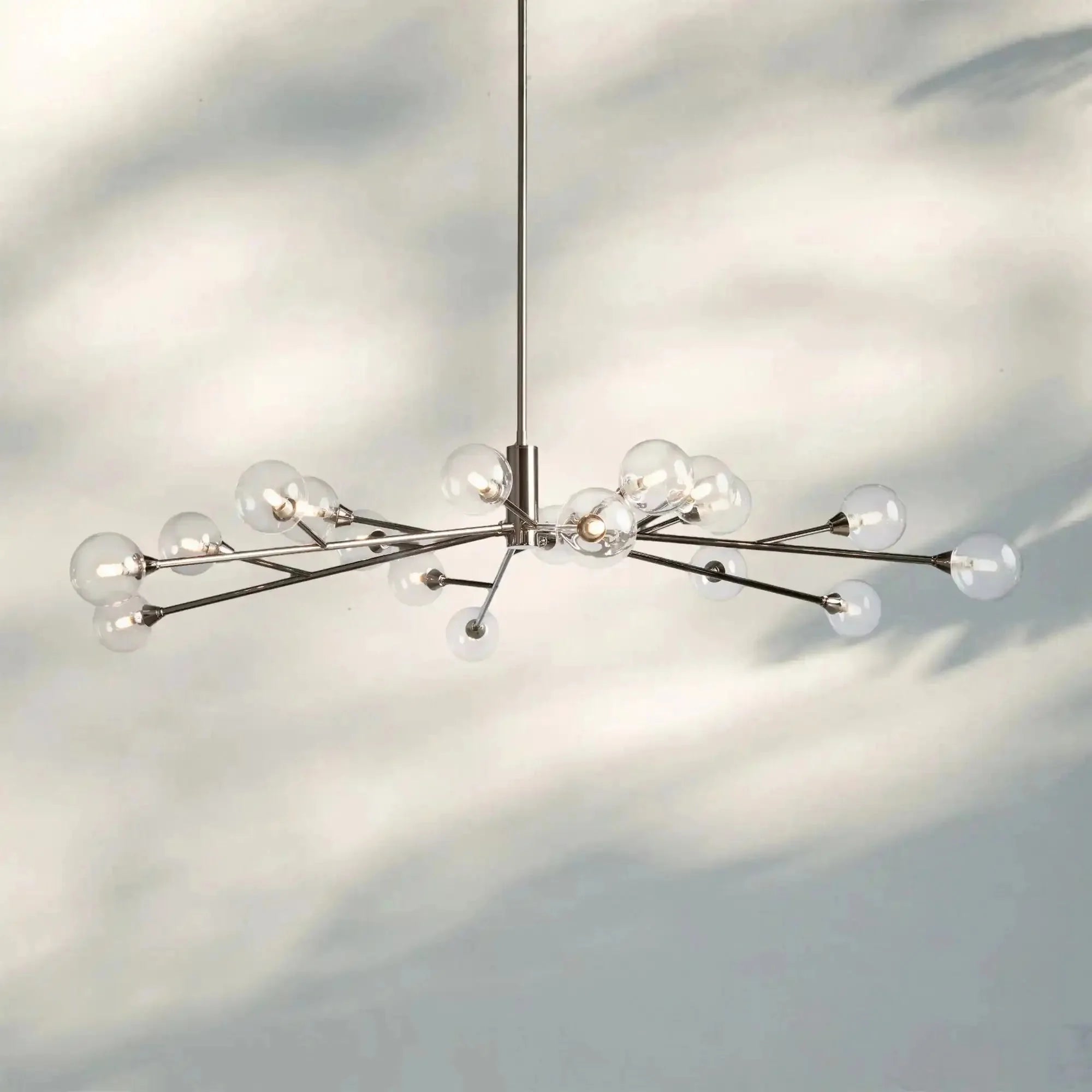 Apollo Round Chandelier 36" 47" 59" - cyranlamps