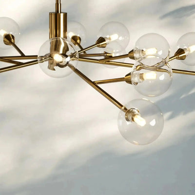 Apollo Round Chandelier 36" 47" 59" - cyranlamps