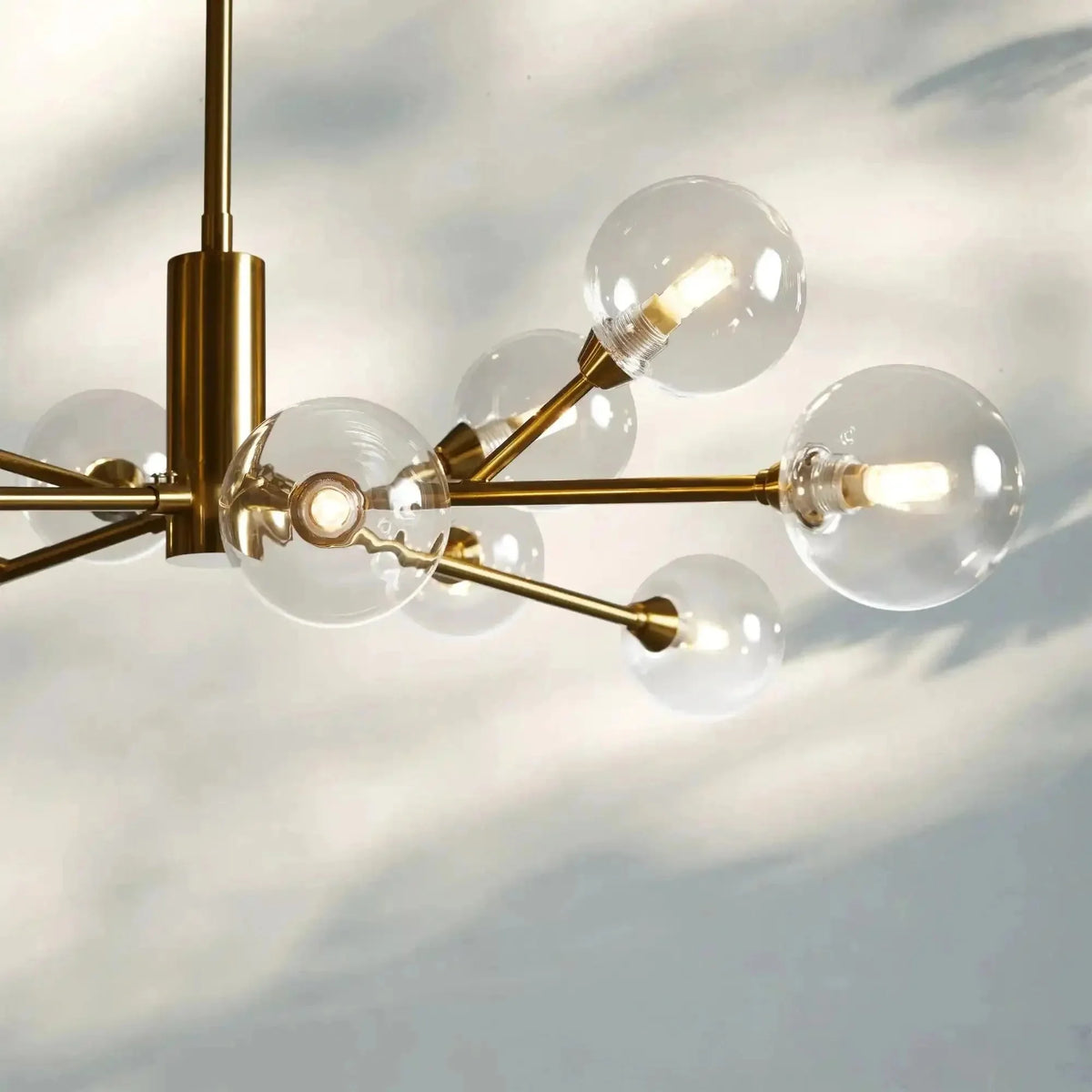 Apollo Round Chandelier 36" 47" 59" - cyranlamps