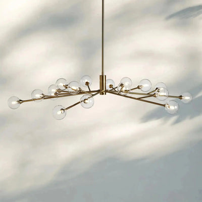 Apollo Round Chandelier 36" 47" 59" - cyranlamps