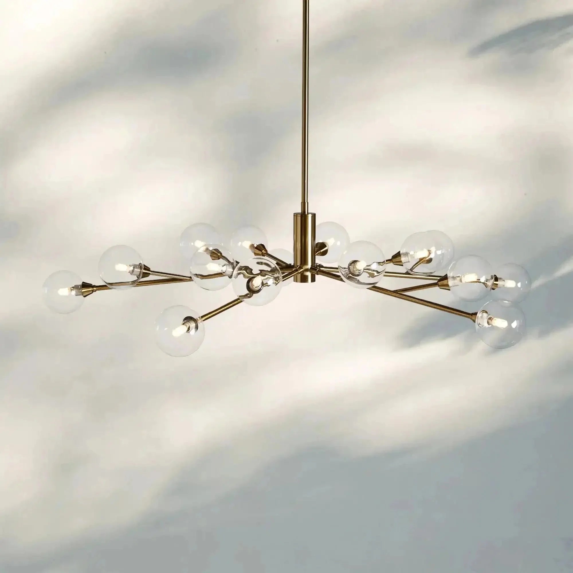 Apollo Round Chandelier 36" 47" 59" - cyranlamps