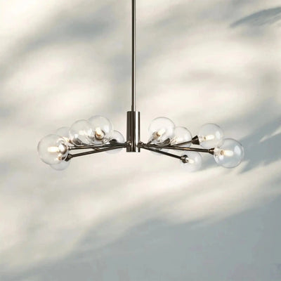Apollo Round Chandelier 36" 47" 59" - cyranlamps