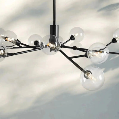 Apollo Round Chandelier 36" 47" 59" - cyranlamps