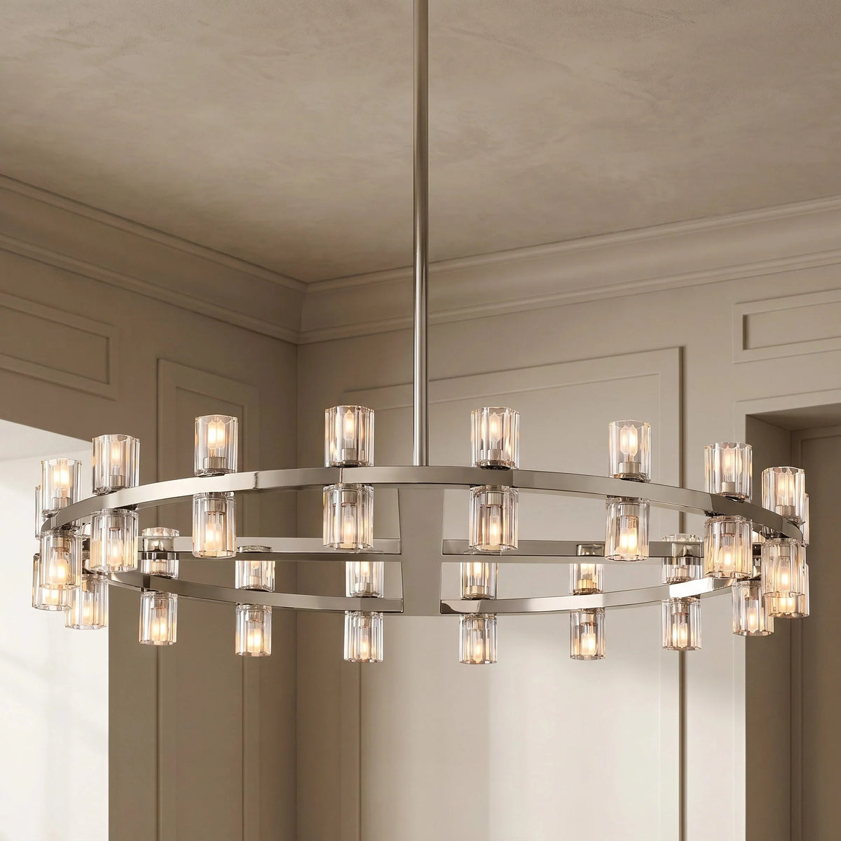 Arcachoe Led Round Chandelier - cyranlighting