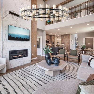 Arcachoe Led Round Chandelier - cyranlighting