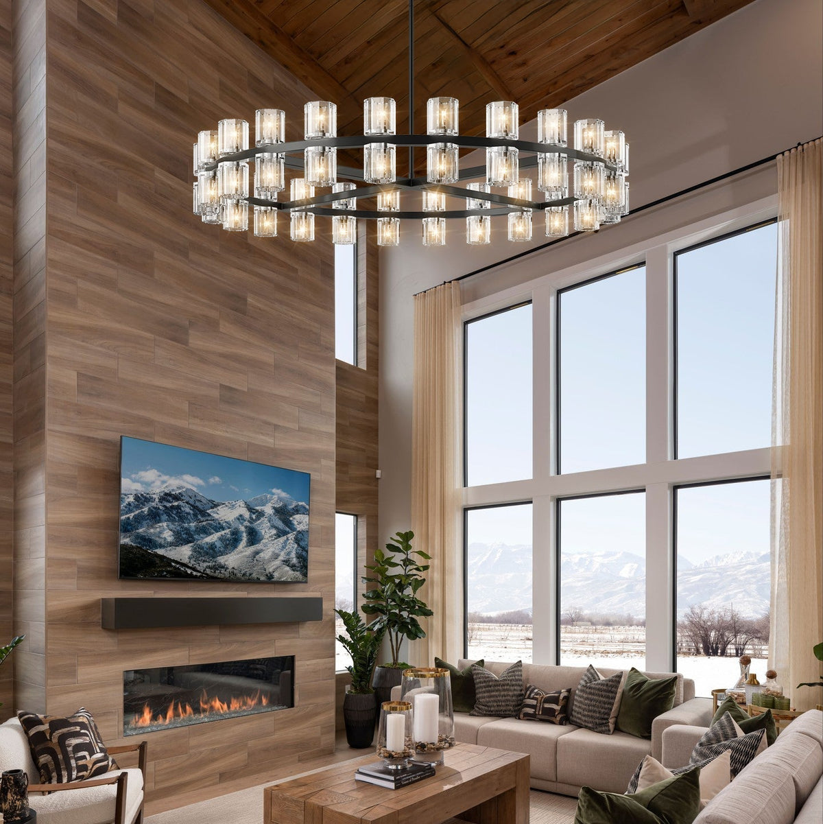 Arcachoe Led Round Chandelier - cyranlighting