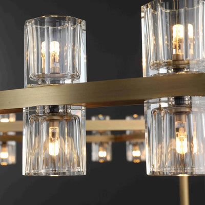 Arcachoe Round Two-tierd Wagon Wheel Chandelier - cyranlighting