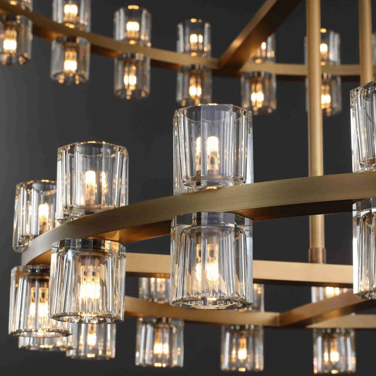 Arcachoe Round Two-tierd Wagon Wheel Chandelier - cyranlighting