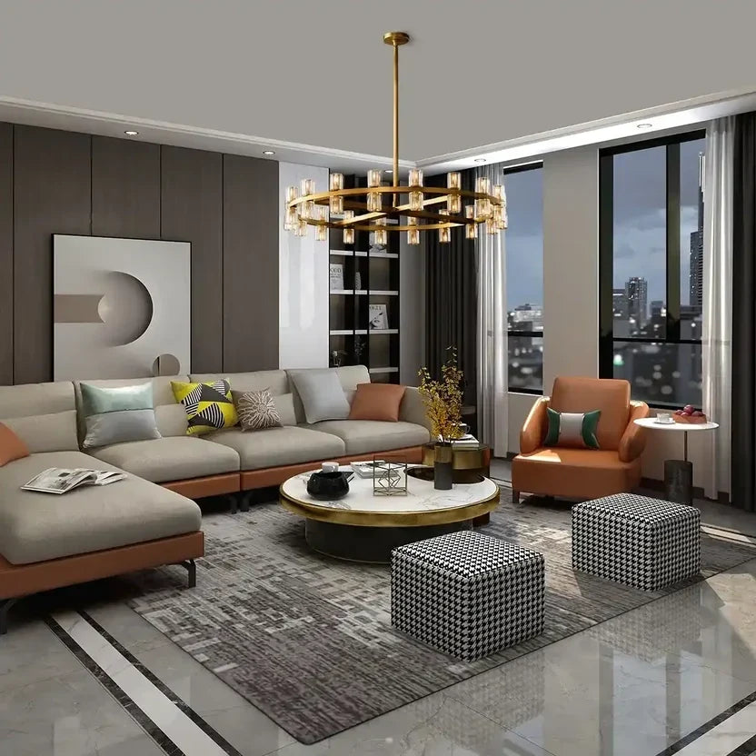 Arcacheno Round Chandelier 36" 48" 60"