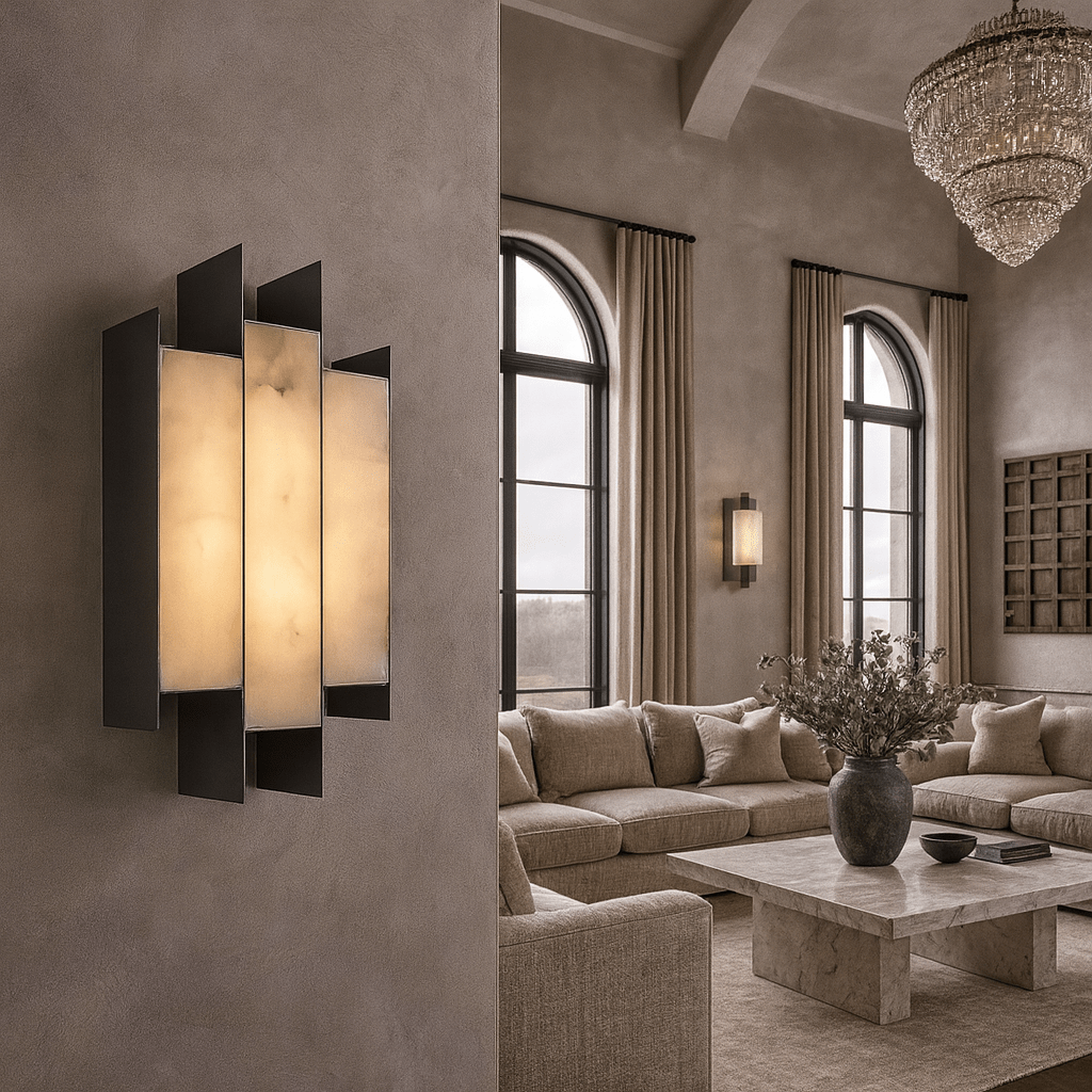 Arden Marble Sconce - cyranlamps