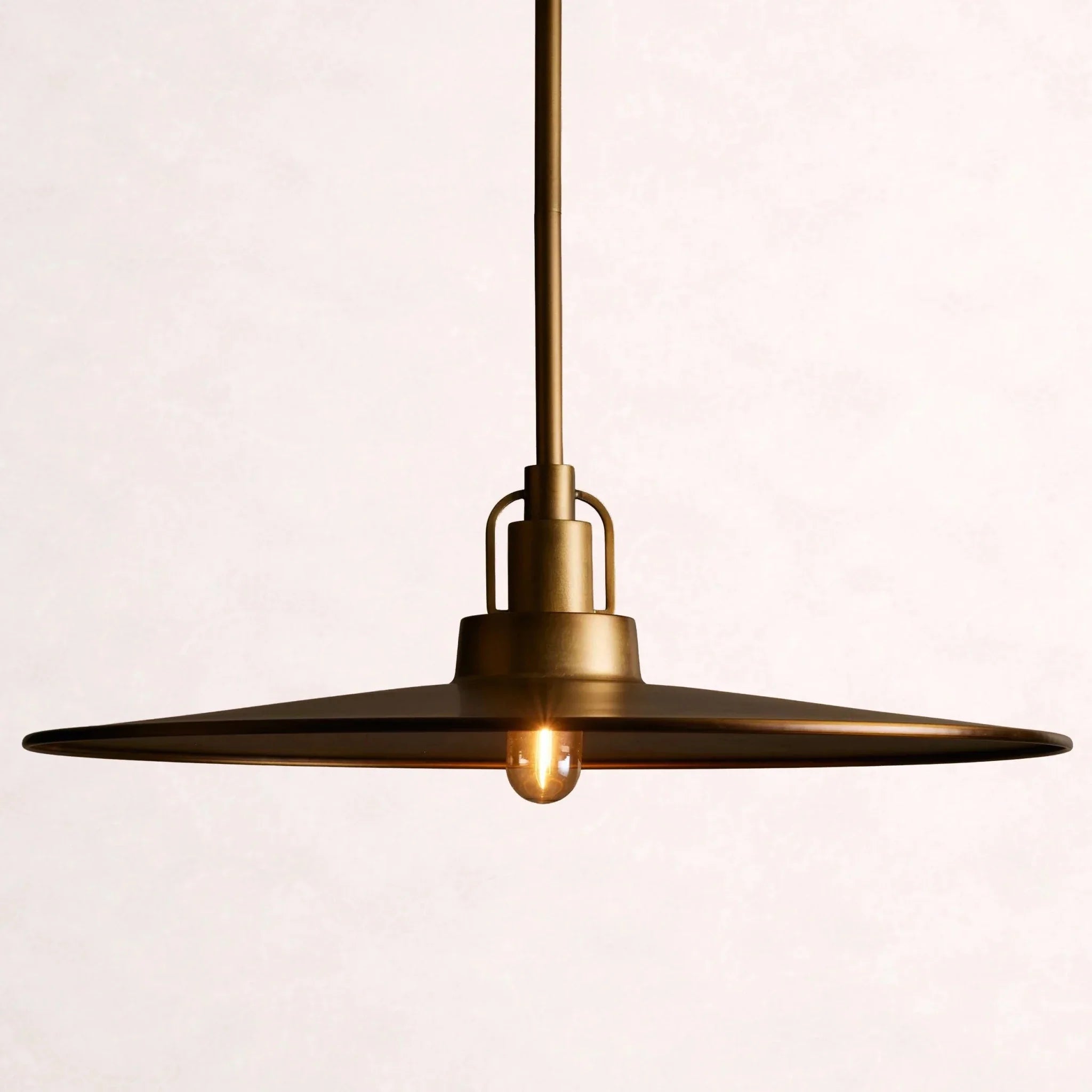 Argent Opal Glass Dome Pendant 14'' 24''D - cyranlamps
