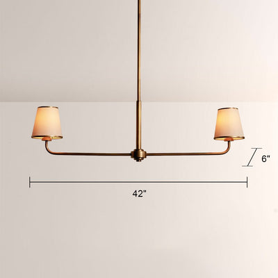Aria 2 - Light Linear Chandelier - Cyran Lamps