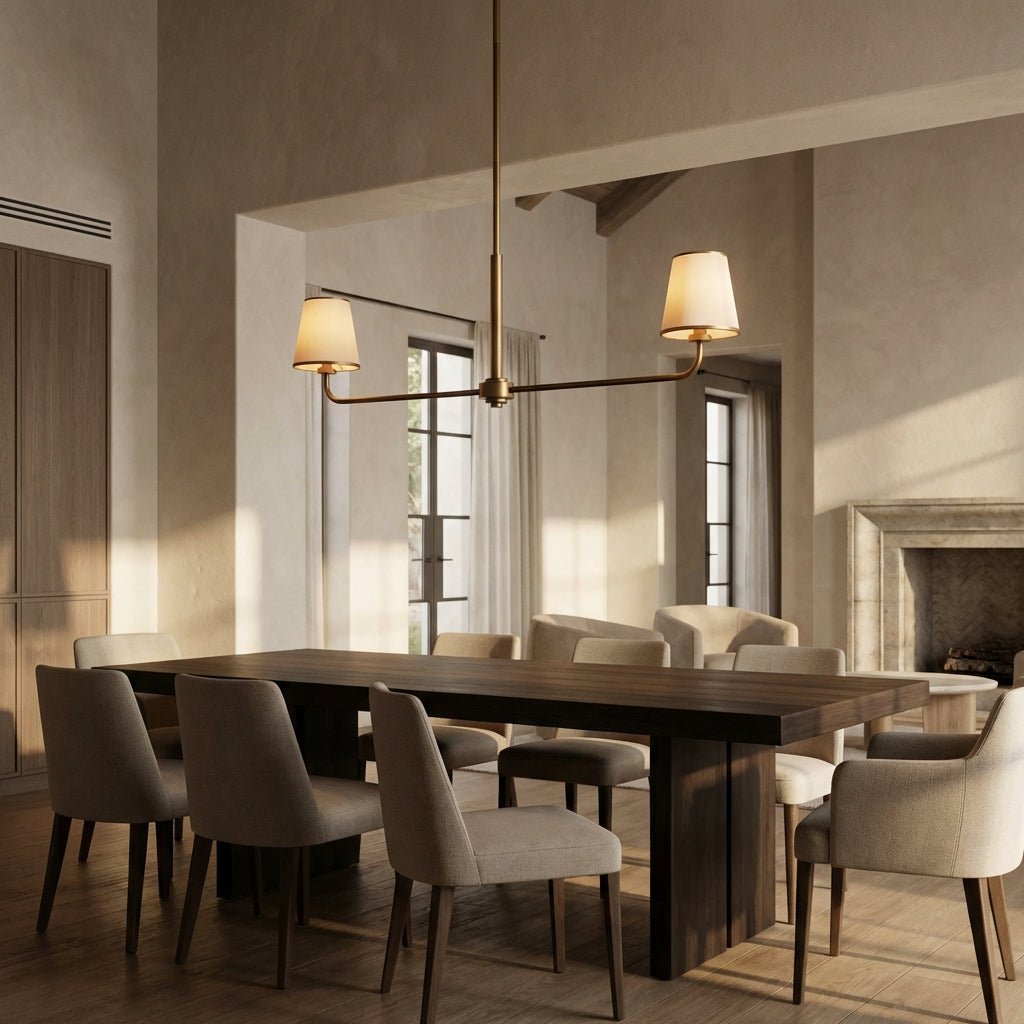 Aria 2 - Light Linear Chandelier - Cyran Lamps