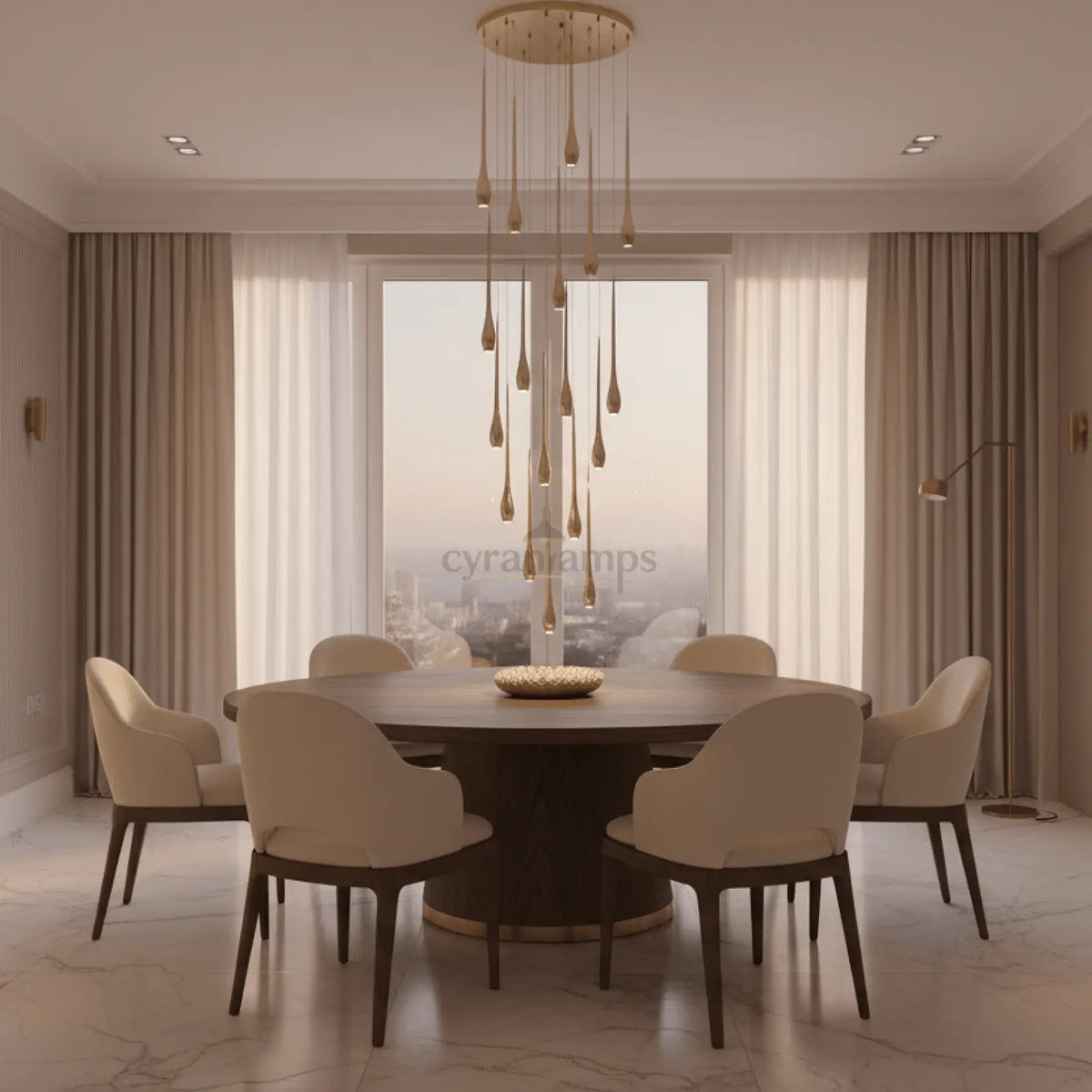 Ariano Multi Pendant Chandelier - cyranlighting