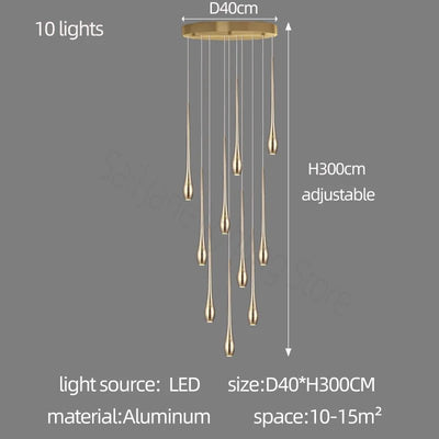 Ariano Multi Pendant Chandelier - cyranlamps