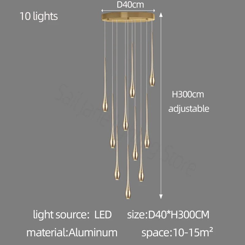 Ariano Multi Pendant Chandelier - cyranlamps