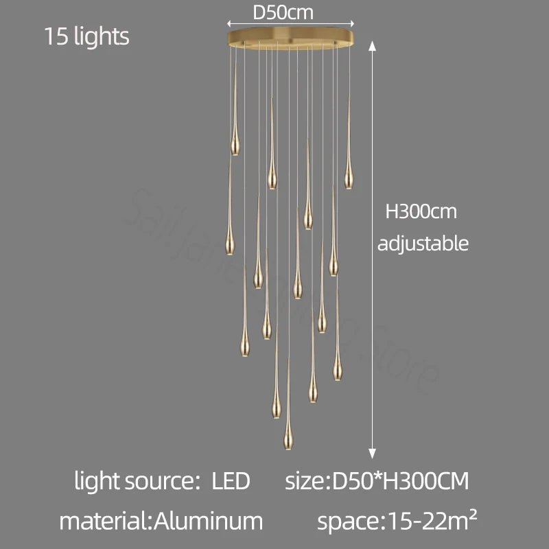 Ariano Multi Pendant Chandelier - cyranlamps