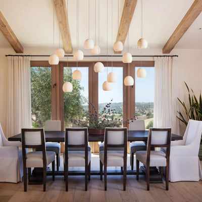 Arica Rectangular Chandelier - Cyran Lamps