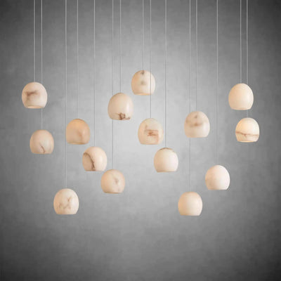 Arica Rectangular Chandelier - Cyran Lamps
