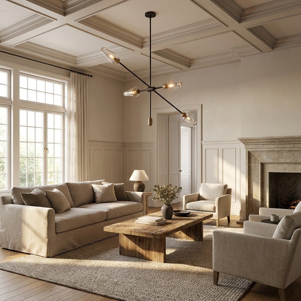 Arrow Bronze Chandelier - Cyran Lamps