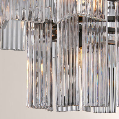 Art Glass Delsia Linear Chandelier - Cyran Lamps