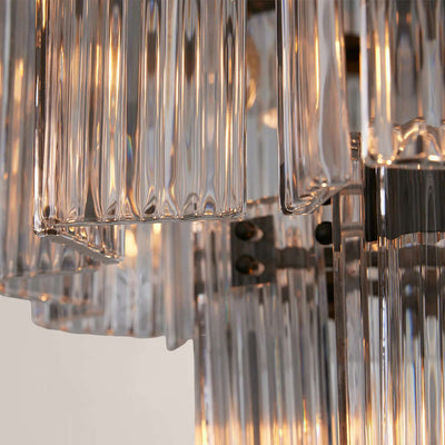 Art Glass Delsia Round Chandelier 48" - Cyran Lamps