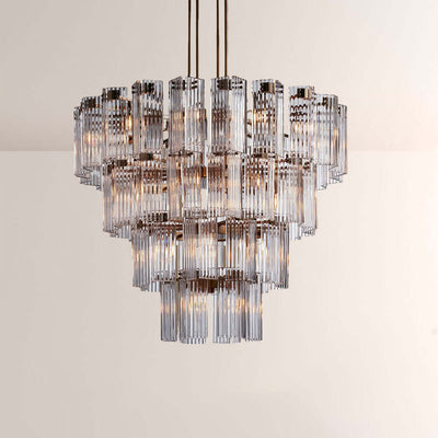 Art Glass Delsia Round Chandelier 48" - Cyran Lamps