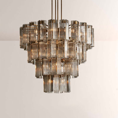 Art Glass Delsia Round Chandelier 48" - Cyran Lamps