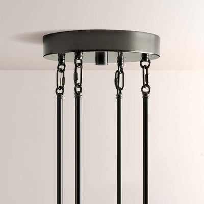 Art Glass Delsia Round Chandelier 60" - Cyran Lamps