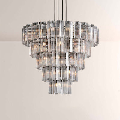 Art Glass Delsia Round Chandelier 60" - Cyran Lamps