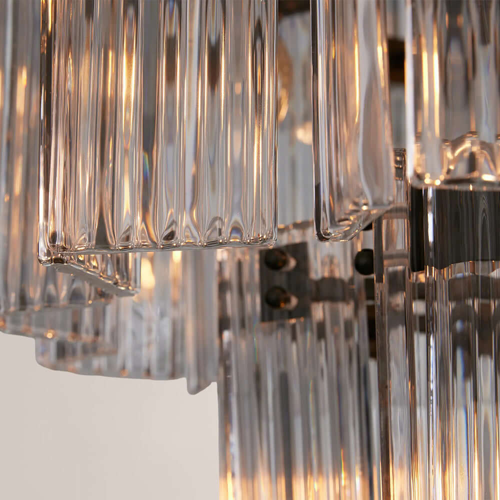 Art Glass Delsia Round Chandelier 60" - Cyran Lamps