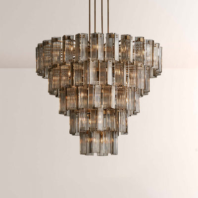 Art Glass Delsia Round Chandelier 60" - Cyran Lamps