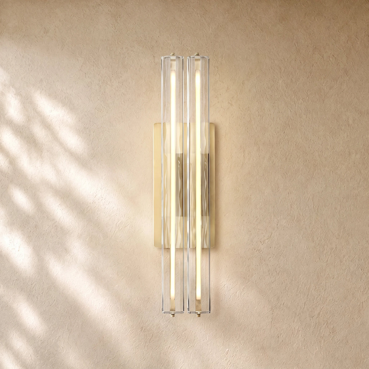 Audubom Crystal Double Sconce