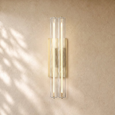 Audubom Crystal Double Sconce