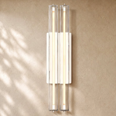Audubom Crystal Double Sconce
