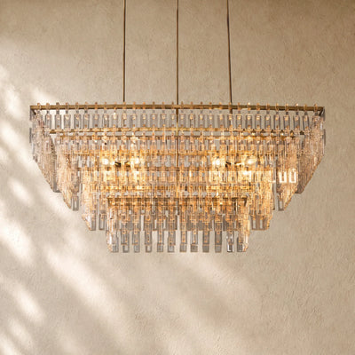 Marina Tiered Rectangular Chandelier