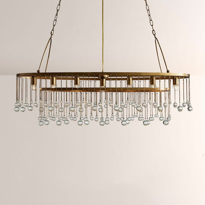 Aubluxe Oval Chandelier - Cyran Lamps