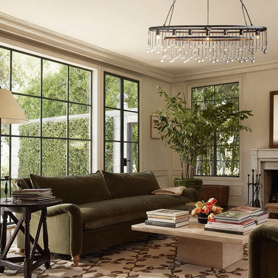 Aubluxe Oval Chandelier - Cyran Lamps