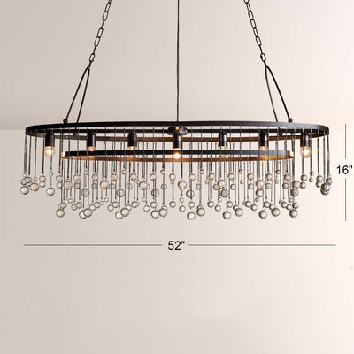 Aubluxe Oval Chandelier - Cyran Lamps