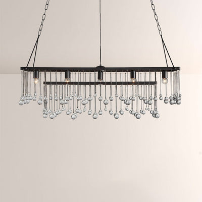 Aubluxe Rectangular Chandelier - Cyran Lamps
