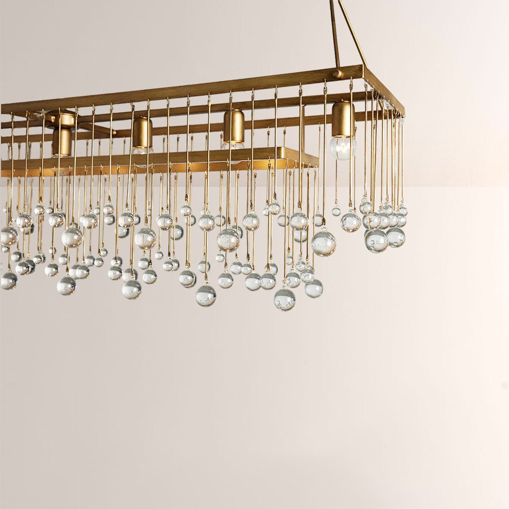 Aubluxe Rectangular Chandelier - Cyran Lamps