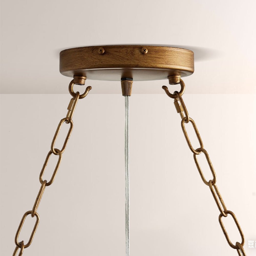 Aubluxe Rectangular Chandelier - Cyran Lamps