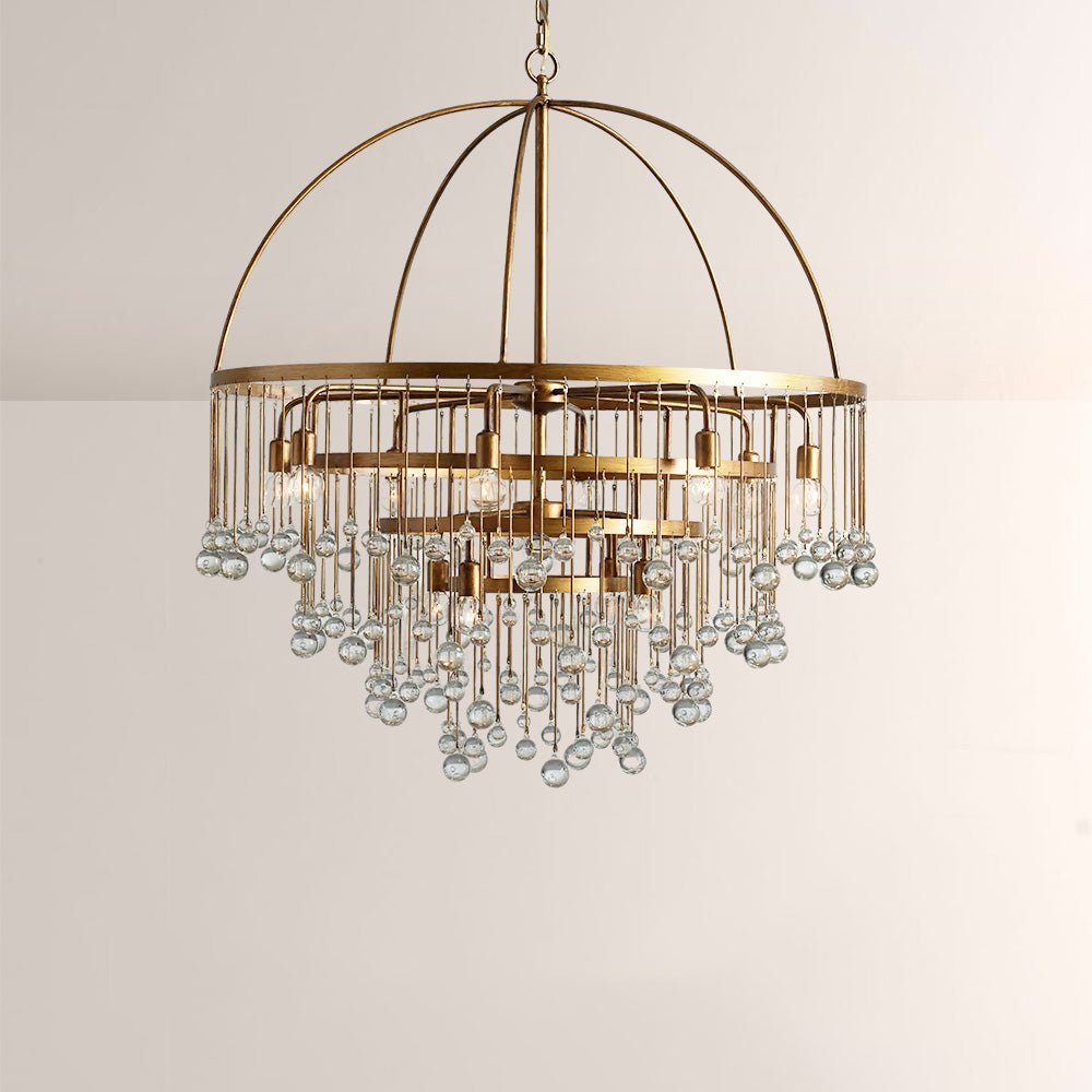 Aubluxe Round Chandelier - Cyran Lamps