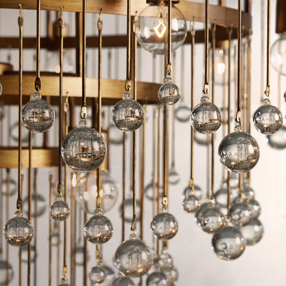 Aubluxe Round Chandelier - Cyran Lamps