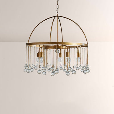 Aubluxe Round Two - Tier Chandelier - Cyran Lamps