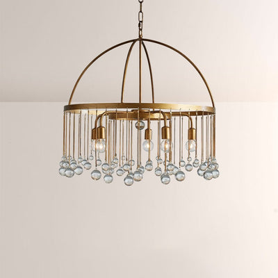 Aubluxe Round Two - Tier Chandelier - Cyran Lamps