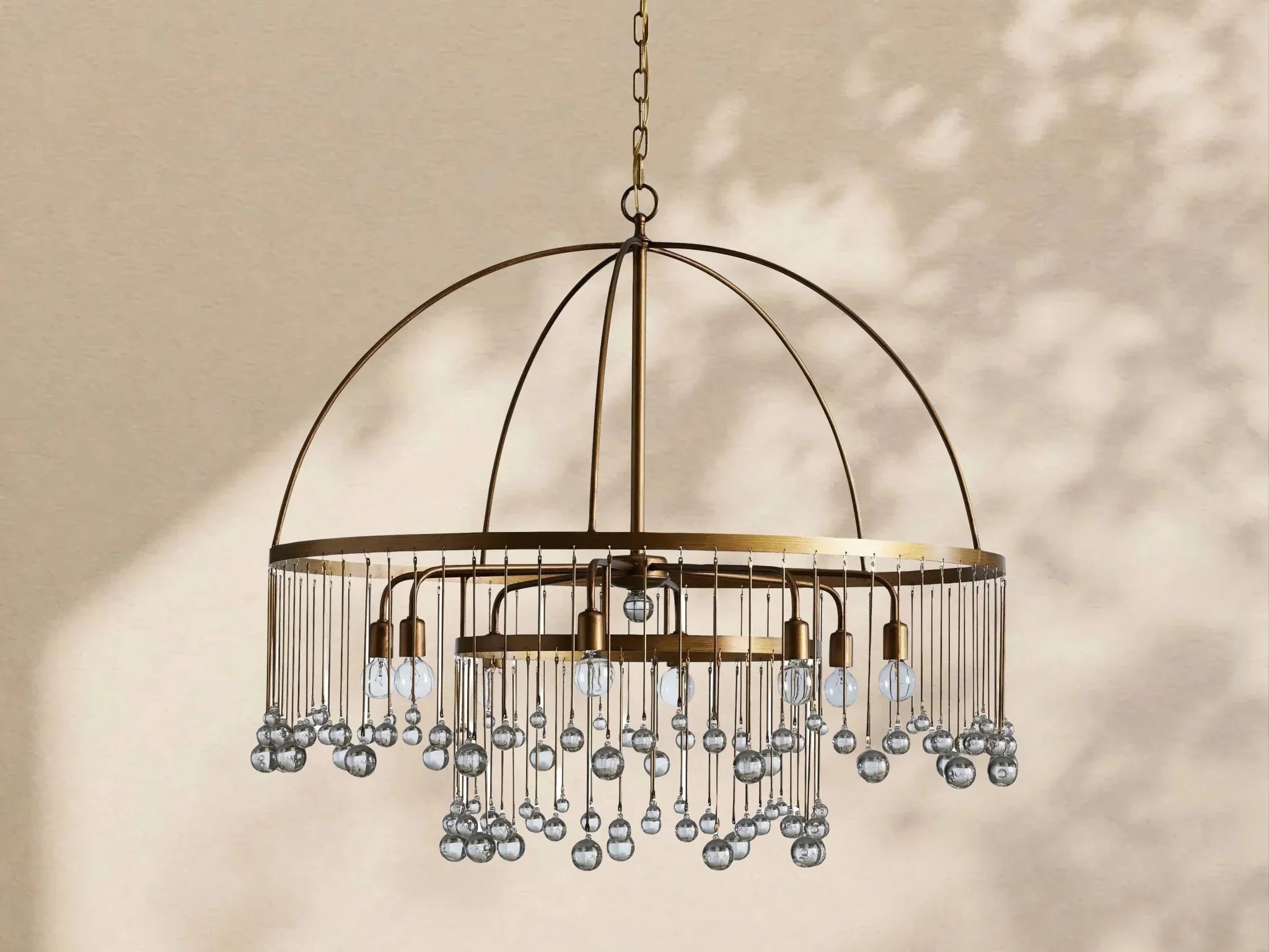 Aubrey Crystal Ball Round Chandelier 5 Light / 8 Light - Cyran Lamps