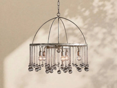 Aubrey Crystal Ball Round Chandelier 5 Light / 8 Light - Cyran Lamps