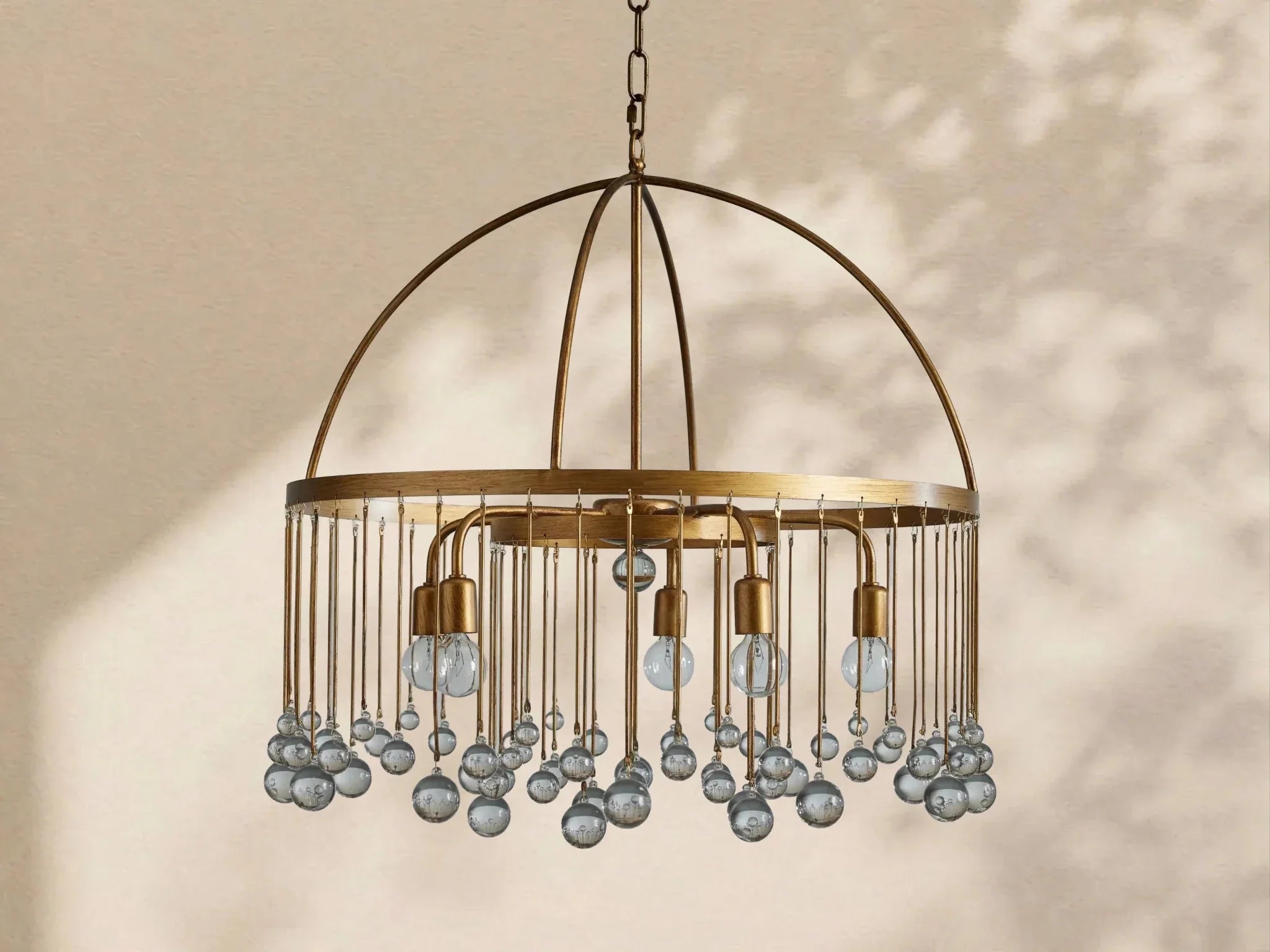 Aubrey Crystal Ball Round Chandelier 5 Light / 8 Light - Cyran Lamps